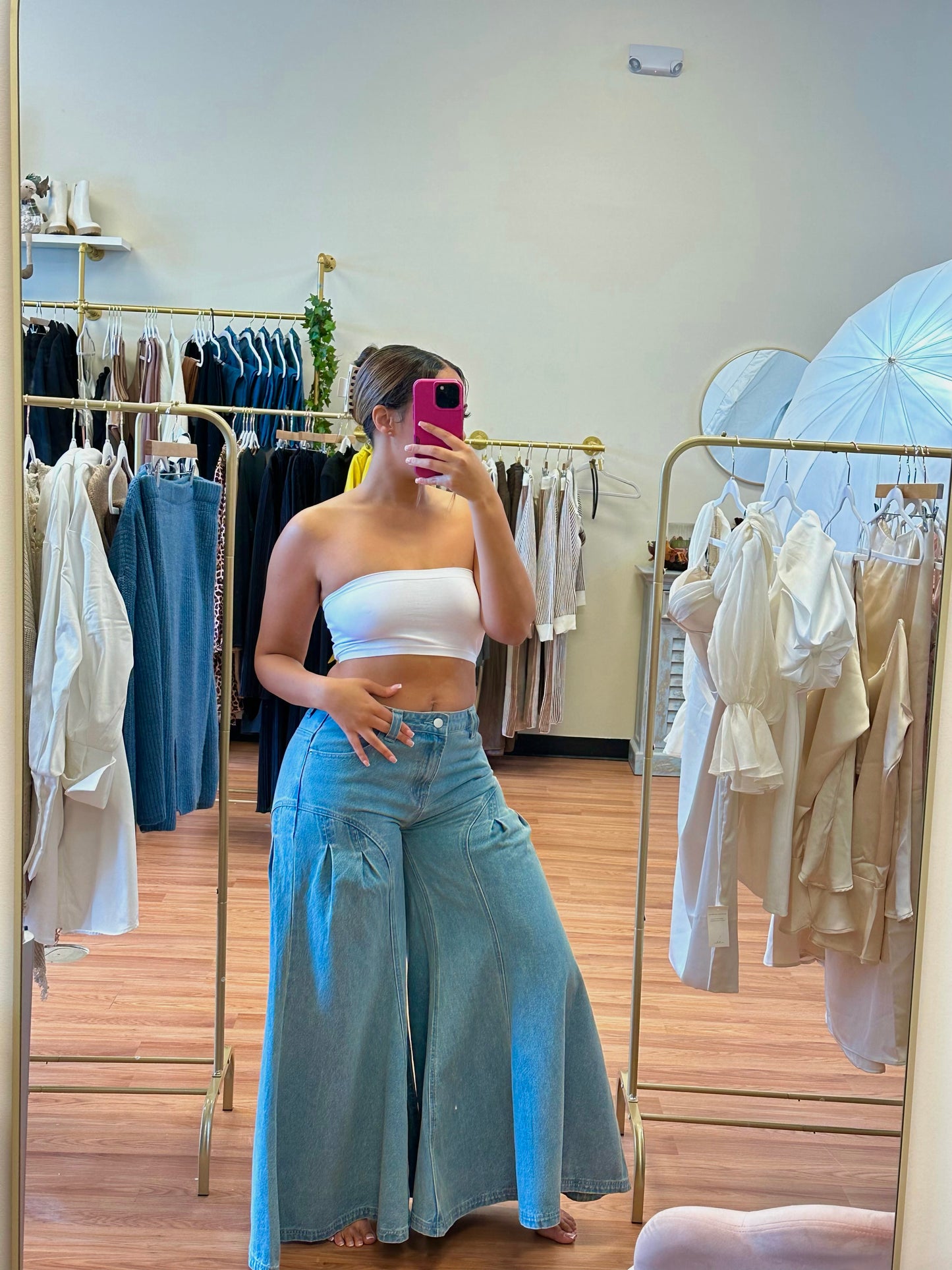 Flared jeans