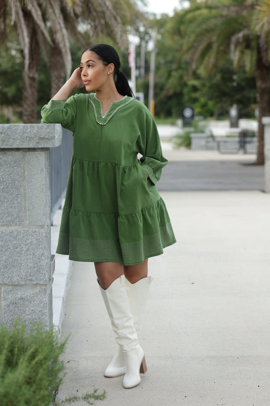 Green Midi Dress